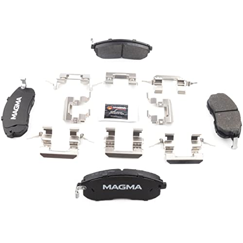 MAGMA Premium PMD815M Semi-Metallic Brake Pads, Front