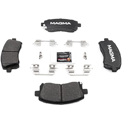 MAGMA Premium PMD721M Semi-Metallic Brake Pads, Front