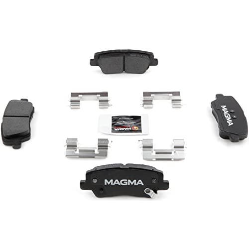 MAGMA Premium PMD1659C Ceramic Brake Pads, Rear