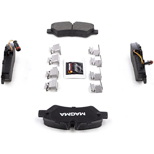 MAGMA Premium PMD1317M Semi-Metallic Brake Pads, Rear
