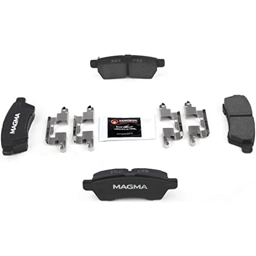 MAGMA Premium PMD1100C Ceramic Brake Pads, Rear