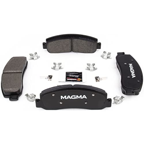 MAGMA Premium PMD1333M Semi-Metallic Brake Pads, Front