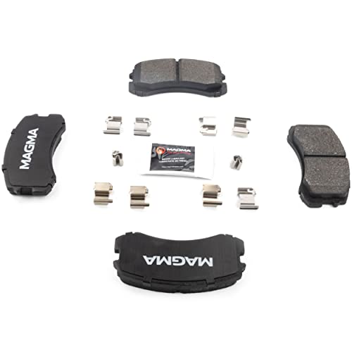 MAGMA Fire Born Braking Premium PMD904M Semi-Metallic Brake Pads, Front