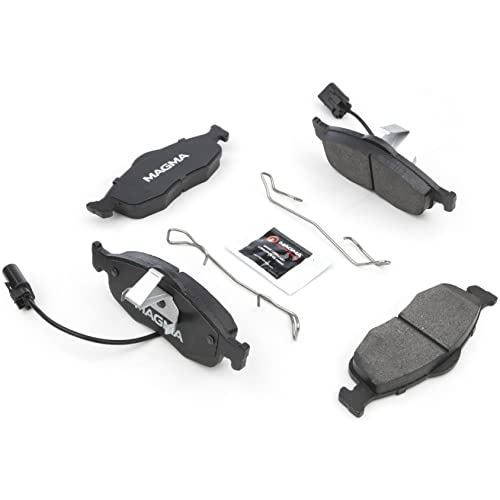 MAGMA Premium PMD801M Semi-Metallic Brake Pads, Front