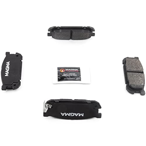 MAGMA Premium PMD891M Semi-Metallic Brake Pads, Rear