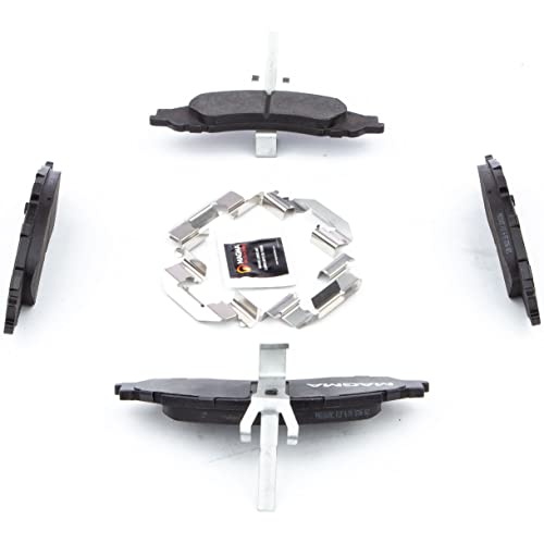 MAGMA Premium PMD1043C Ceramic Brake Pads, Front