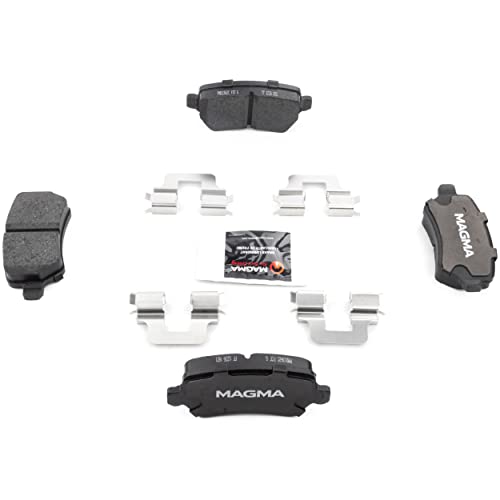 MAGMA Premium PMD1362C Ceramic Brake Pads, Rear