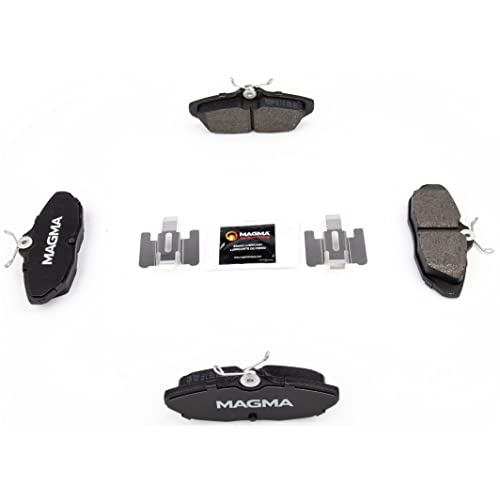 MAGMA Premium PMD599M Semi-Metallic Brake Pads, Rear