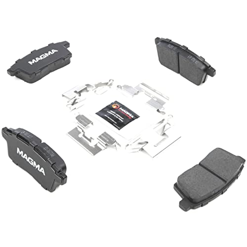 MAGMA Premium PMD1259C Ceramic Brake Pads, Rear