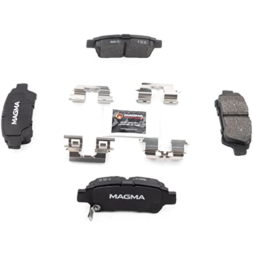 MAGMA Premium PMD995M Semi-Metallic Brake Pads, Rear