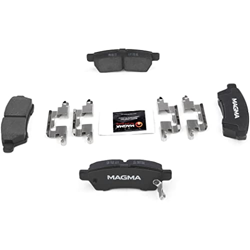 MAGMA Premium PMD1100C Ceramic Brake Pads, Rear
