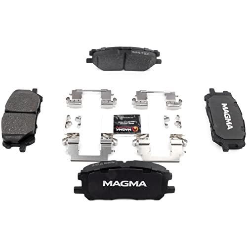 MAGMA Premium PMD1005M Semi-Metallic Brake Pads, Front