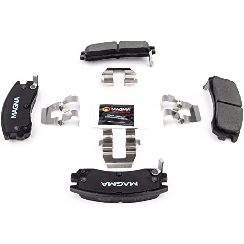 MAGMA Premium PMD714C Ceramic Brake Pads, Rear