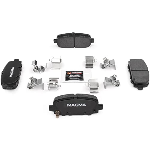 MAGMA Premium PMD2081C Ceramic Brake Pads, Rear