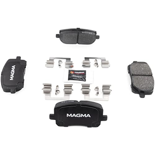 MAGMA Premium PMD923M Semi-Metallic Brake Pads, Front