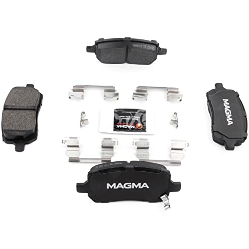 MAGMA Premium PMD956M Semi-Metallic Brake Pads, Front