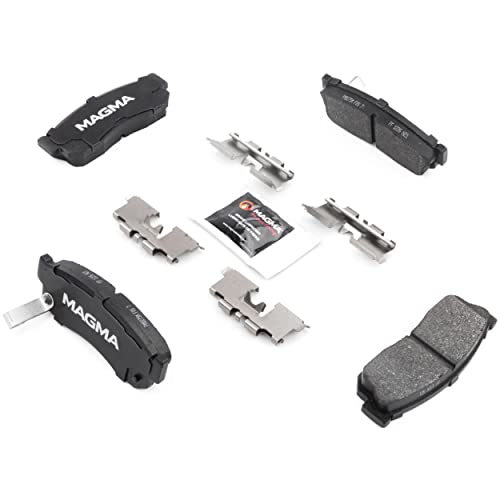MAGMA Premium PMD275M Semi-Metallic Brake Pads, Front
