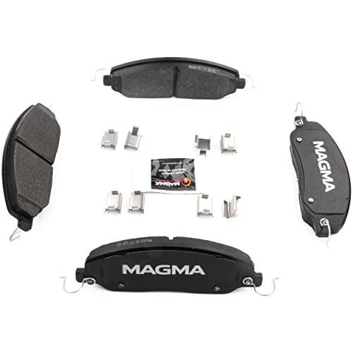 MAGMA Premium PMD1081M Semi-Metallic Brake Pads, Front