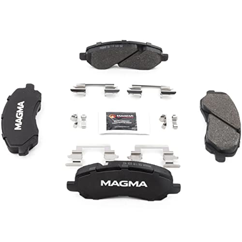 MAGMA Premium PMD866M Semi-Metallic Brake Pads, Front
