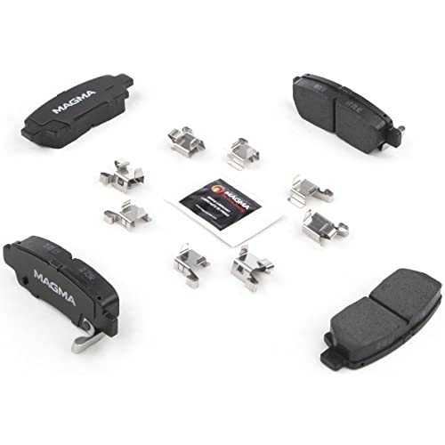 MAGMA Premium PMD672C Ceramic Brake Pads, Rear