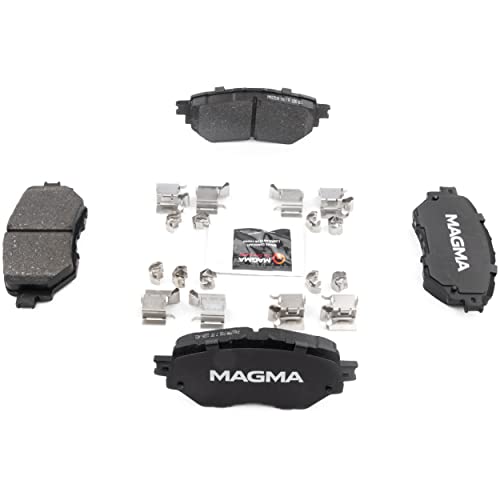 MAGMA Premium PMD1759M Semi-Metallic Brake Pads, Front