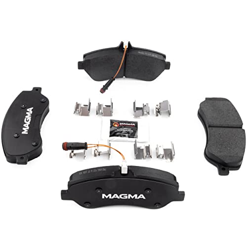 MAGMA Premium PMD1406C Ceramic Brake Pads, Front