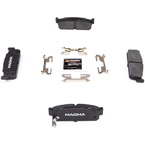 MAGMA Premium PMD588C Ceramic Brake Pads, Rear