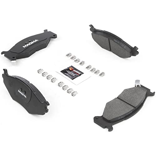 MAGMA Premium PMD522M Semi-Metallic Brake Pads, Front