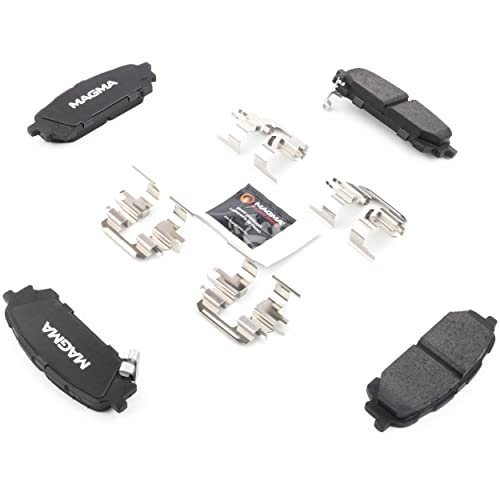 MAGMA Premium PMD1004C Ceramic Brake Pads, Rear