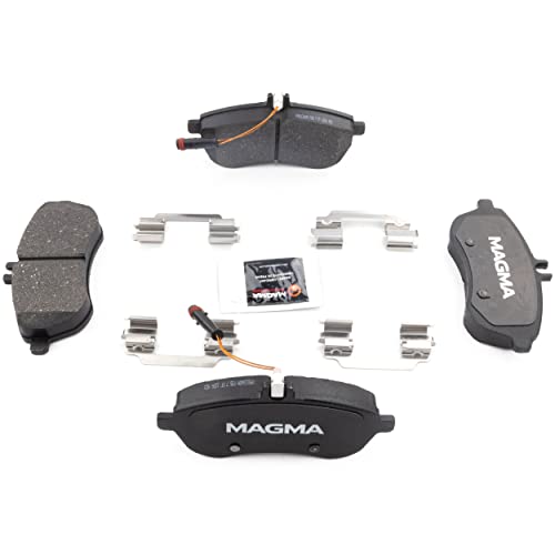 MAGMA Premium PMD1340M Semi-Metallic Brake Pads, Front