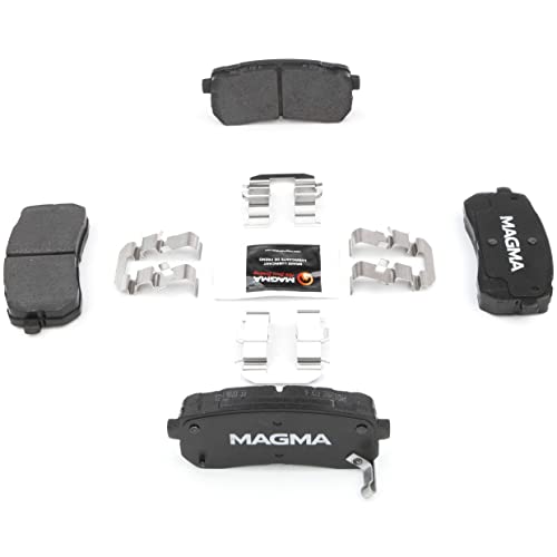MAGMA Premium PMD1302C Ceramic Brake Pads, Rear
