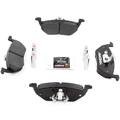 MAGMA Premium PMD1055M Semi-Metallic Brake Pads, Rear