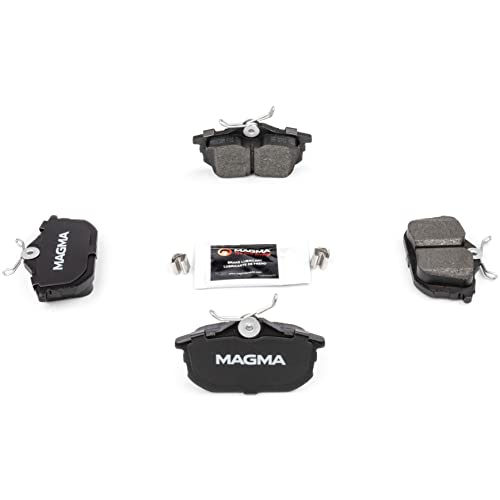 MAGMA Premium PMD838M Semi-Metallic Brake Pads, Rear