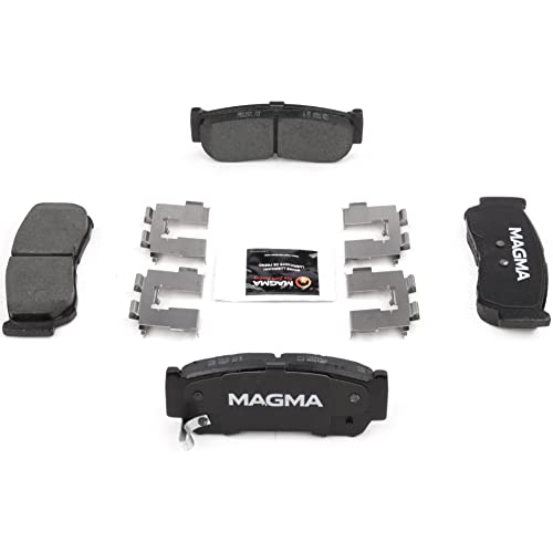 MAGMA Premium PMD1297C Ceramic Brake Pads, Rear