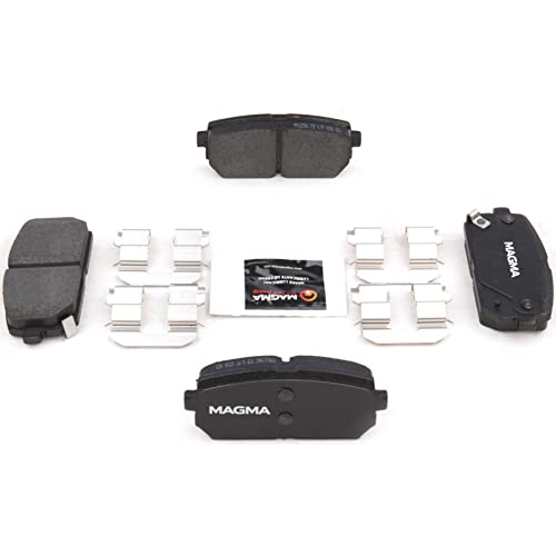 MAGMA Premium PMD1296C Ceramic Brake Pads, Rear