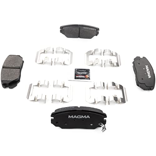 MAGMA Premium PMD1125M Semi-Metallic Brake Pads, Front