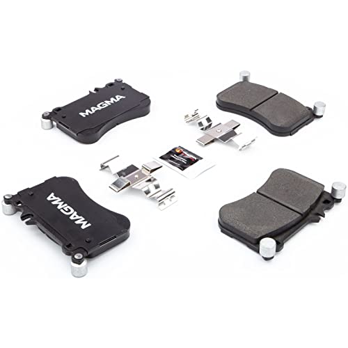 MAGMA Premium PMD1634M Semi-Metallic Brake Pads, Front
