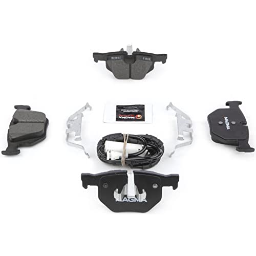 MAGMA Premium PMD1170M Semi-Metallic Brake Pads, Rear