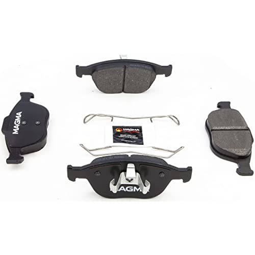 MAGMA Premium PMD970M Semi-Metallic Brake Pads, Front