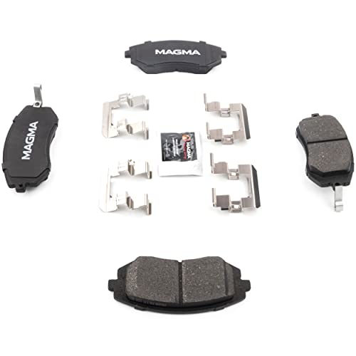 MAGMA Premium PMD929M Semi-Metallic Brake Pads, Front