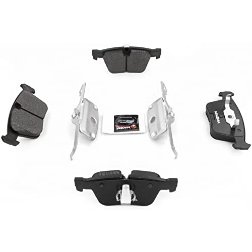 MAGMA Premium PMD1290M Semi-Metallic Brake Pads, Rear