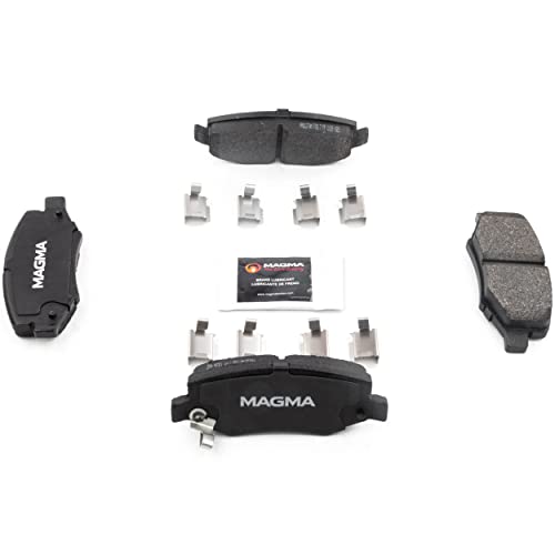 MAGMA Premium PMD1274M Semi-Metallic Brake Pads, Rear