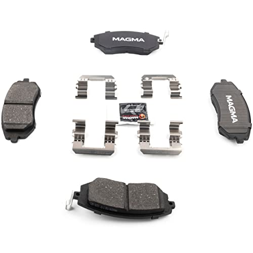 MAGMA Premium PMD929M Semi-Metallic Brake Pads, Front