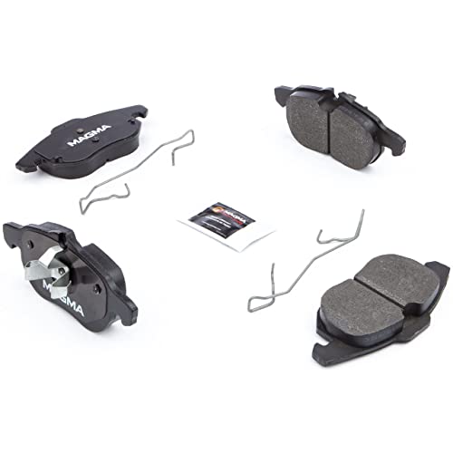 MAGMA Premium PMD972M Semi-Metallic Brake Pads, Front