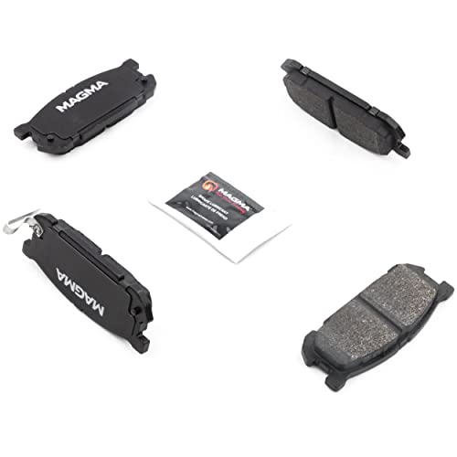 MAGMA Premium PMD891M Semi-Metallic Brake Pads, Rear