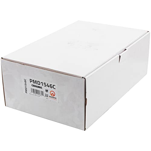 MAGMA Premium PMD1546C Ceramic Brake Pads, Front