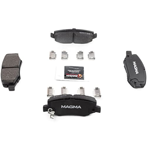 MAGMA Premium PMD1274M Semi-Metallic Brake Pads, Rear