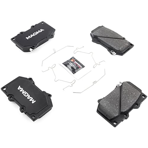 MAGMA Premium PMD812M Semi-Metallic Brake Pads, Front