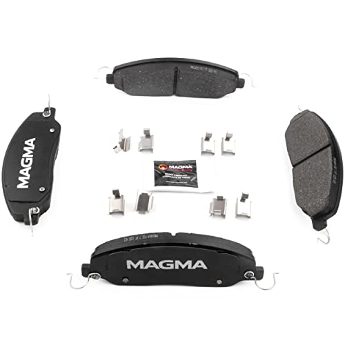 MAGMA Premium PMD1081M Semi-Metallic Brake Pads, Front