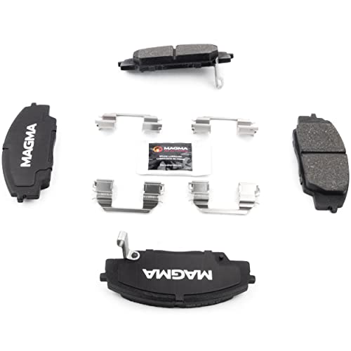 MAGMA Premium PMD829M Semi-Metallic Brake Pads, Front